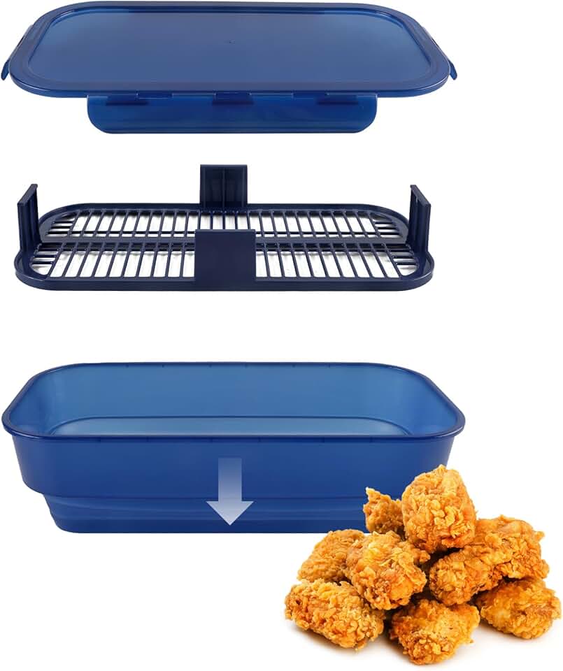 Collapsible Batter Bowl for Mess-Free Breading