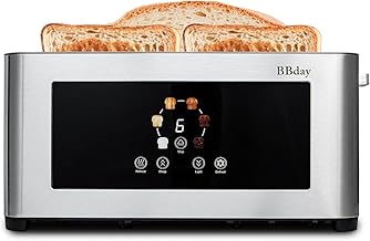 4-Slice Toaster with Wide Slots and Removable Crumb Tray