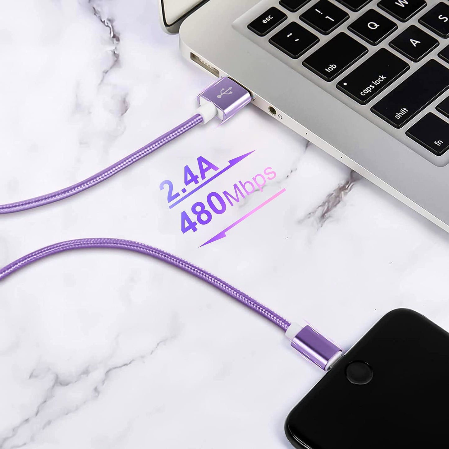 Phone Charger [Apple MFi ] 5pack 10ft/6ft/6ft/3ft/3ft Long Fasting Chargers iPhone Lightning Cable Nylon Braided Compatible with iPhone 13 Pro/13/12/11 Pro/11/XS MAX/XR/8/7/6s More Colors