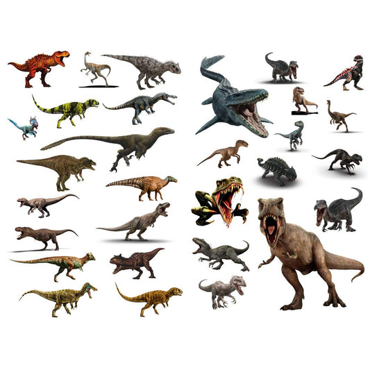 Jurassic Dinosaur Aesthetic Diary and Scrapbook Stickers