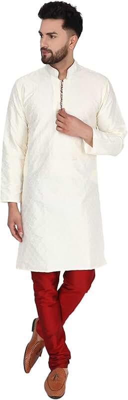 Men's Art Silk Tunic for Wedding and Festive Events