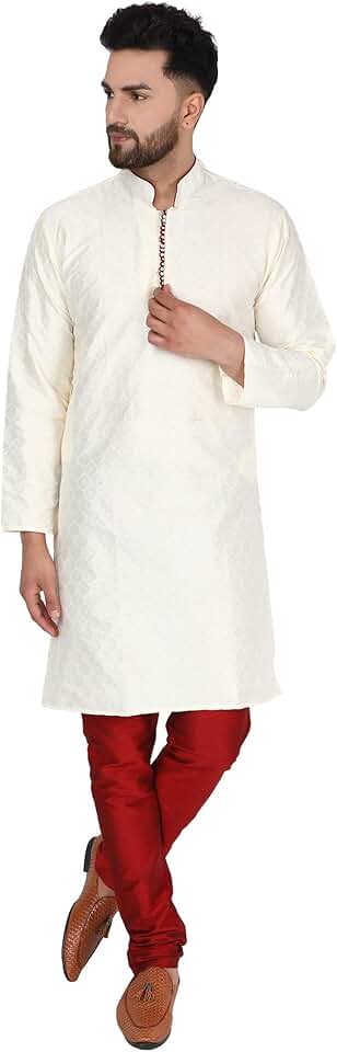 Men's Art Silk Tunic for Wedding and Festive Events