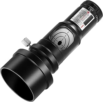Red Laser Collimator with Adjustable Eyepiece and Adapter