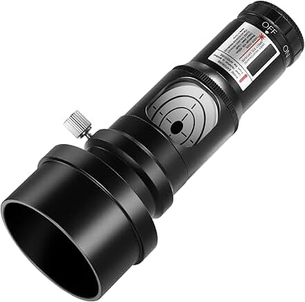 Red Laser Collimator with Adjustable Eyepiece and Adapter