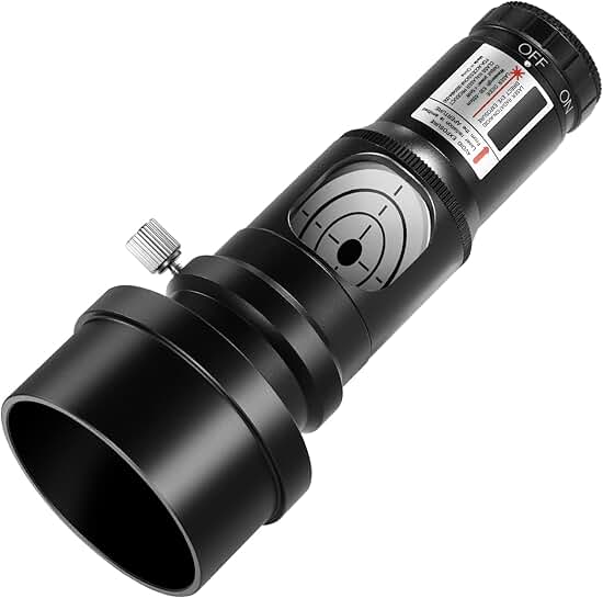 Red Laser Collimator with Adjustable Eyepiece and Adapter
