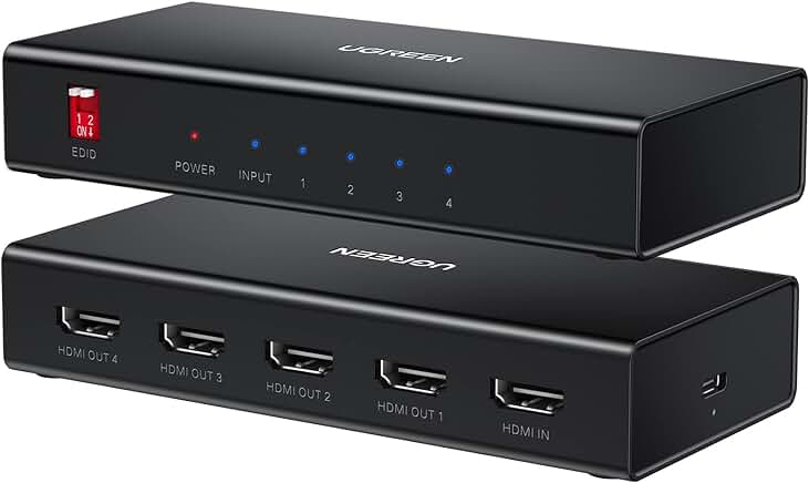 HDMI Splitter 1 in 4 Out 4K@60Hz 2.0