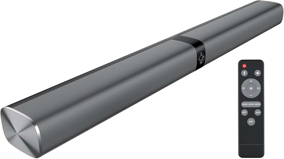 80W Bluetooth Soundbar with Volume Boost and Equalizer Modes