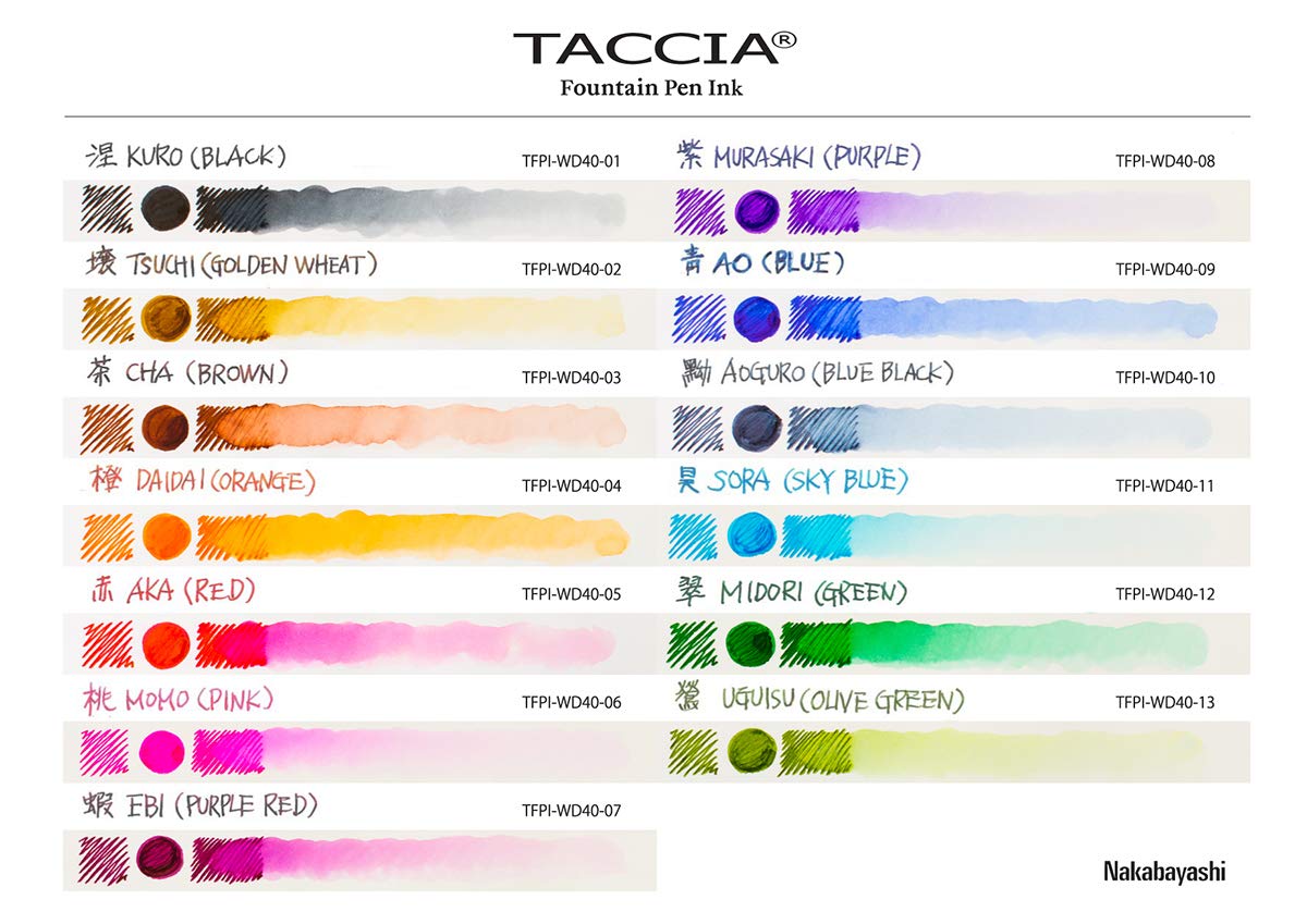 Red Water-Based Ink for Fountain Pens