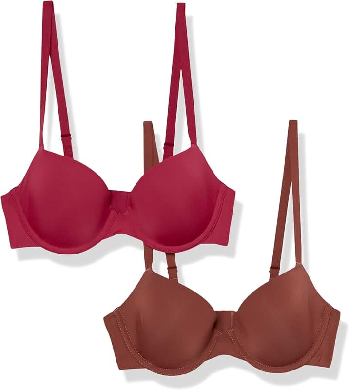 Women's Microfibre Demi Cup Bra Pack of 2