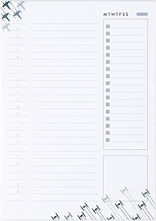 Daily Schedule Notepad with 50 Sheets