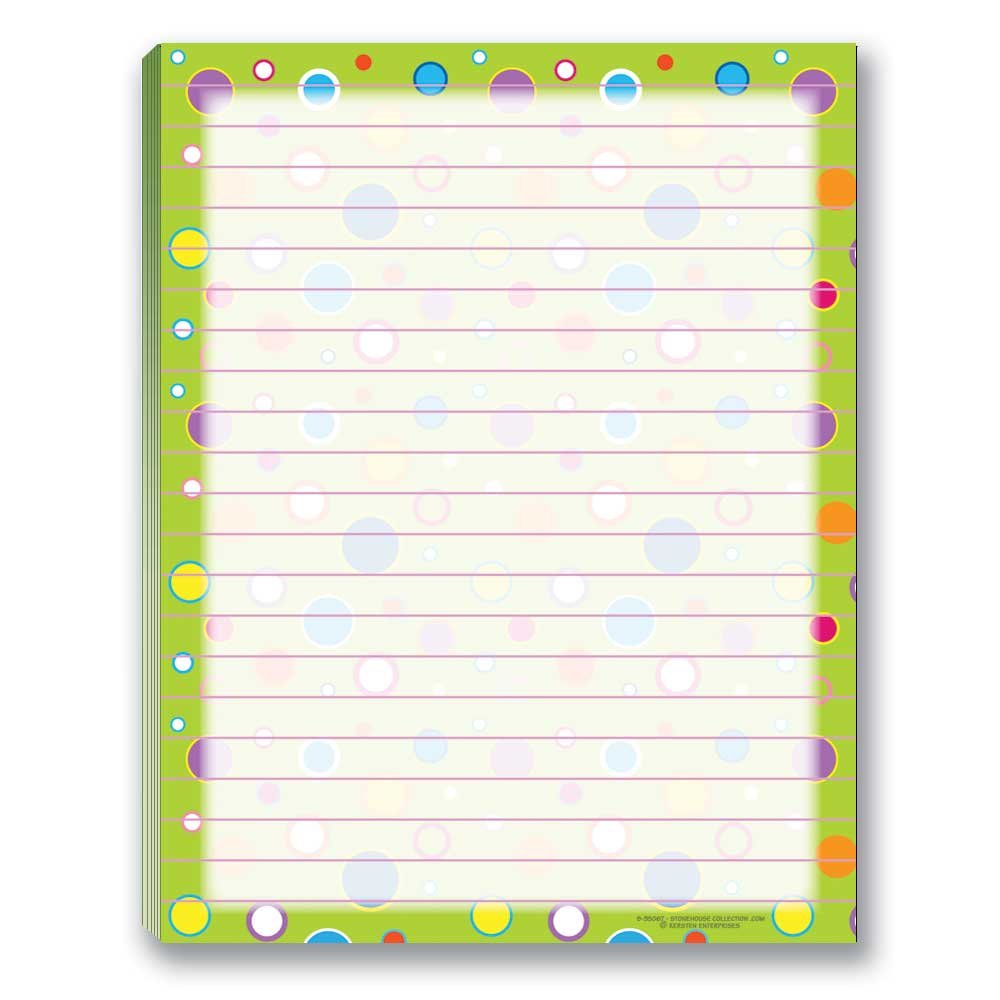 Fun Pattern Notepads, 4 Assorted, Made in USA