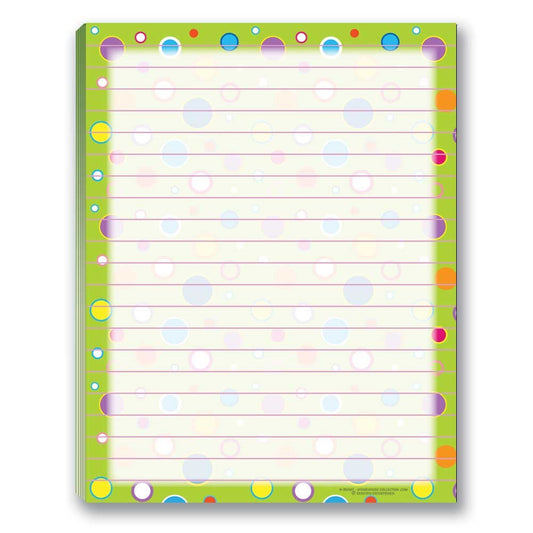 Fun Pattern Notepads, 4 Assorted, Made in USA