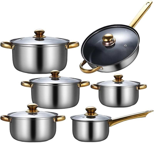 10-Piece Natural Acacia Wooden Cooking Spoons