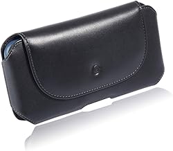 Genuine Leather Phone Holster with Belt Clip for iPhone 6.9" and 6.7" Models