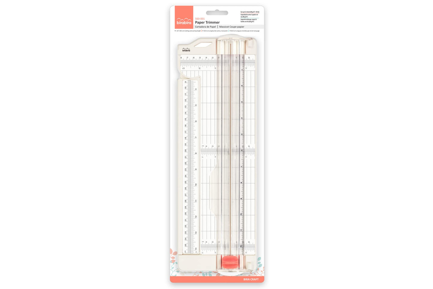 Paper Trimmer with Swing-Out Arm, 12x3 Inch Base