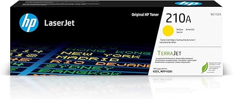 Yellow toner cartridge for laser printers