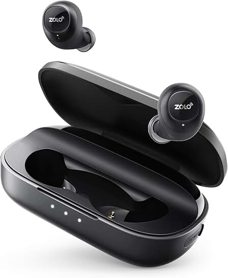 Wireless Bluetooth Earbuds with 8-Hour Playtime and IPX5 Waterproof