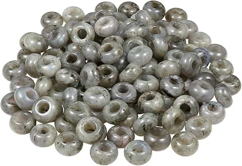 20 Natural Stone Crystal Beads for Jewelry Making
