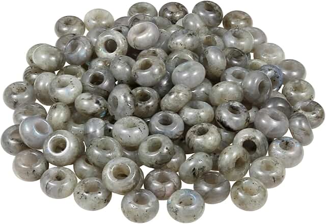 20 Natural Stone Crystal Beads for Jewelry Making