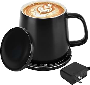 Smart Ceramic Coffee Mug with Wireless Charger