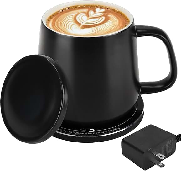 Smart Ceramic Coffee Mug with Wireless Charger