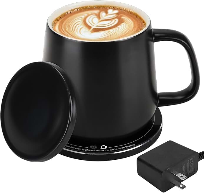 Smart Ceramic Coffee Mug with Wireless Charger