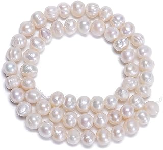 Natural Freshwater White Pearl Beads, 15-inch, 4-12mm