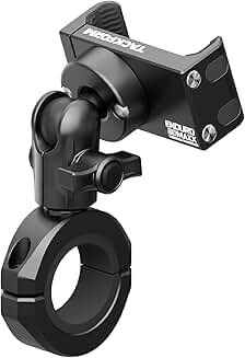 All-Metal Motorcycle Phone Mount with Vibration Dampening