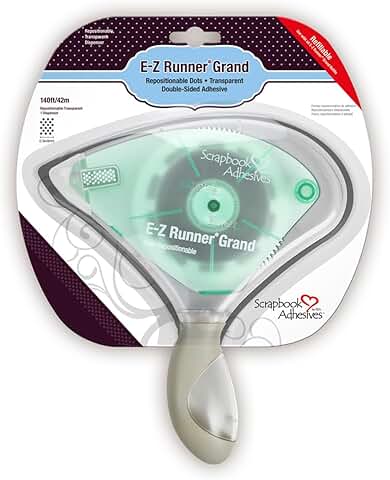 Clear Tape Dispenser for Scrapbook Adhesives