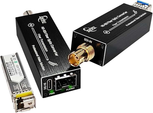 HD-SDI to Fiber Video Extender Kit, 1080P, 20km
