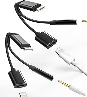 Lightning to 3.5mm AUX Splitter 2 Pack