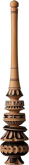Wooden Molinillo Whisk for Hot Chocolate, 13.5-14.5"