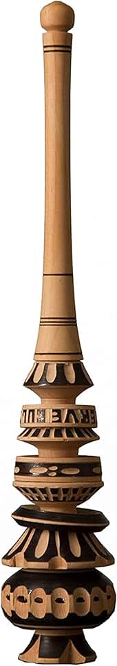 Wooden Molinillo Whisk for Hot Chocolate, 13.5-14.5"