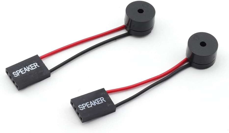 Two-Piece Mini Speaker for Computer Case Beep Alarm