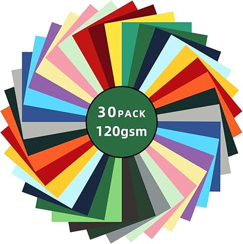 300 Sheets of 8.5x11 Colored Cardstock for Crafts and School