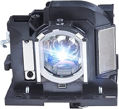 Replacement lamp bulb with housing for compatible projectors