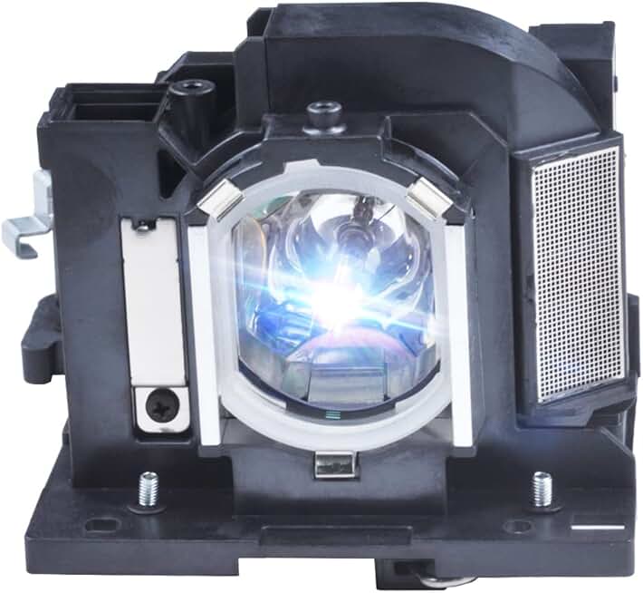 Replacement lamp bulb with housing for compatible projectors