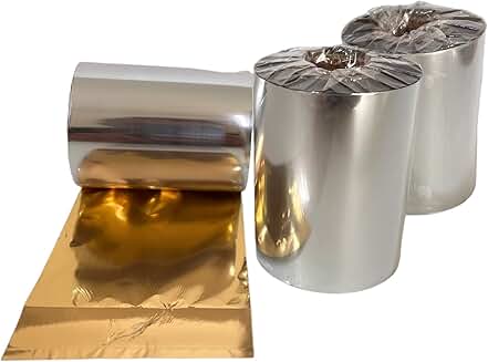Gold Metallic Foil Thermal Transfer Ribbon for Satin Ribbon Printing