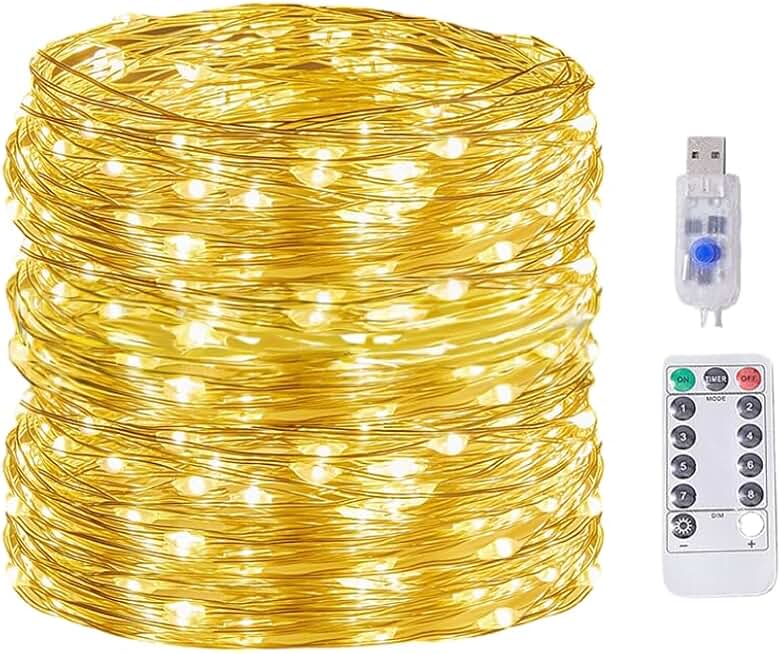 Waterproof USB Fairy String Lights for Indoor and Outdoor Decor
