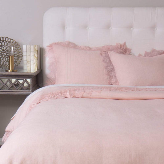 Camille Duvet Cover, Twin, Pink