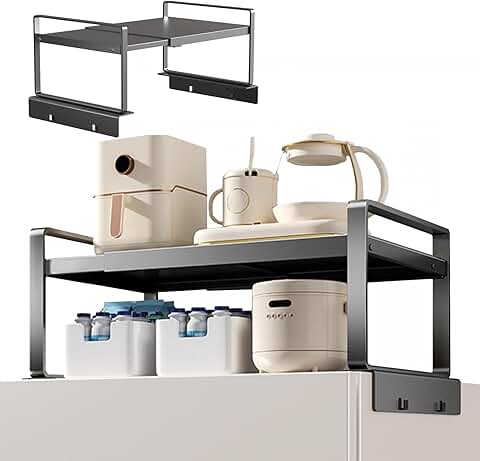 Adjustable Expandable Fridge Top Storage Shelf
