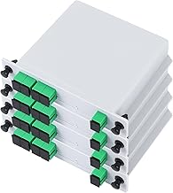 4-Pack 1x4 Fiber Optic Splitter for Network and Home Wiring