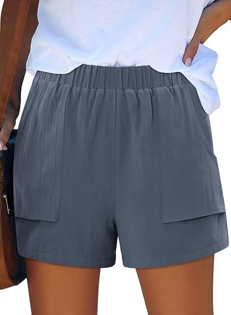 Women's Lightweight Casual Shorts with Pockets