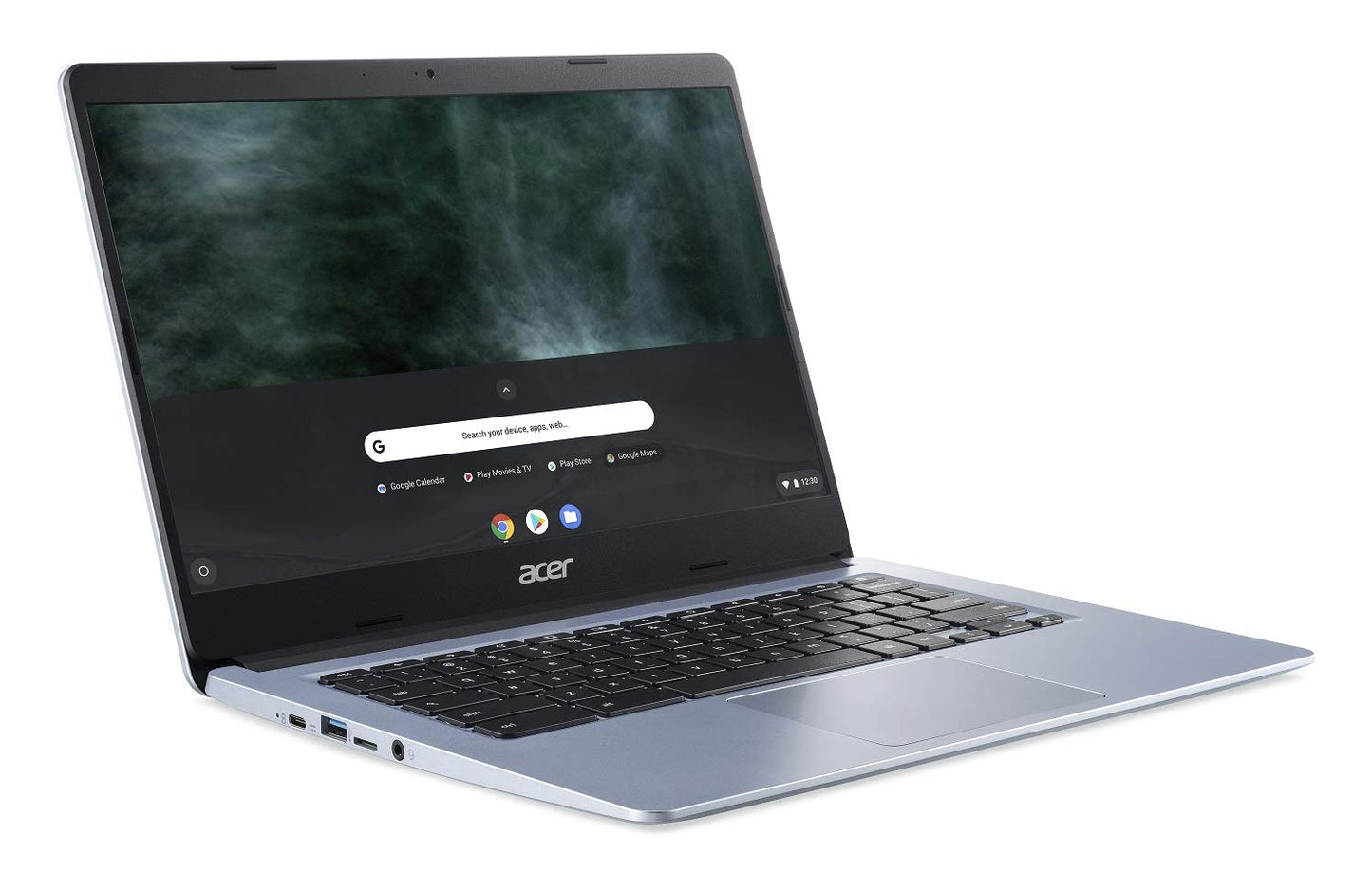 Chromebook 314, Intel Celeron N4000, 14" Full HD Display, 4GB LPDDR4, 64GB eMMC, Gigabit WiFi, Google Chrome, CB314-1H-C884