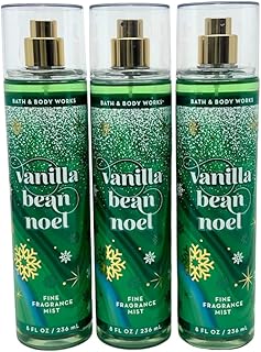 Set of 3 Vanilla Bean Noel Fragrance Mists, 8oz each