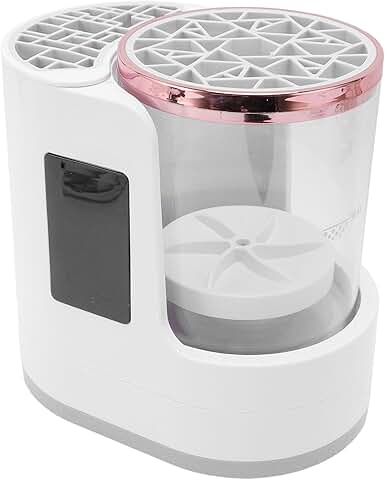 Portable Electric Makeup Brush Cleaner with Timer