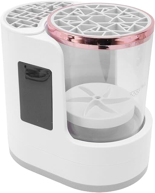 Portable Electric Makeup Brush Cleaner with Timer
