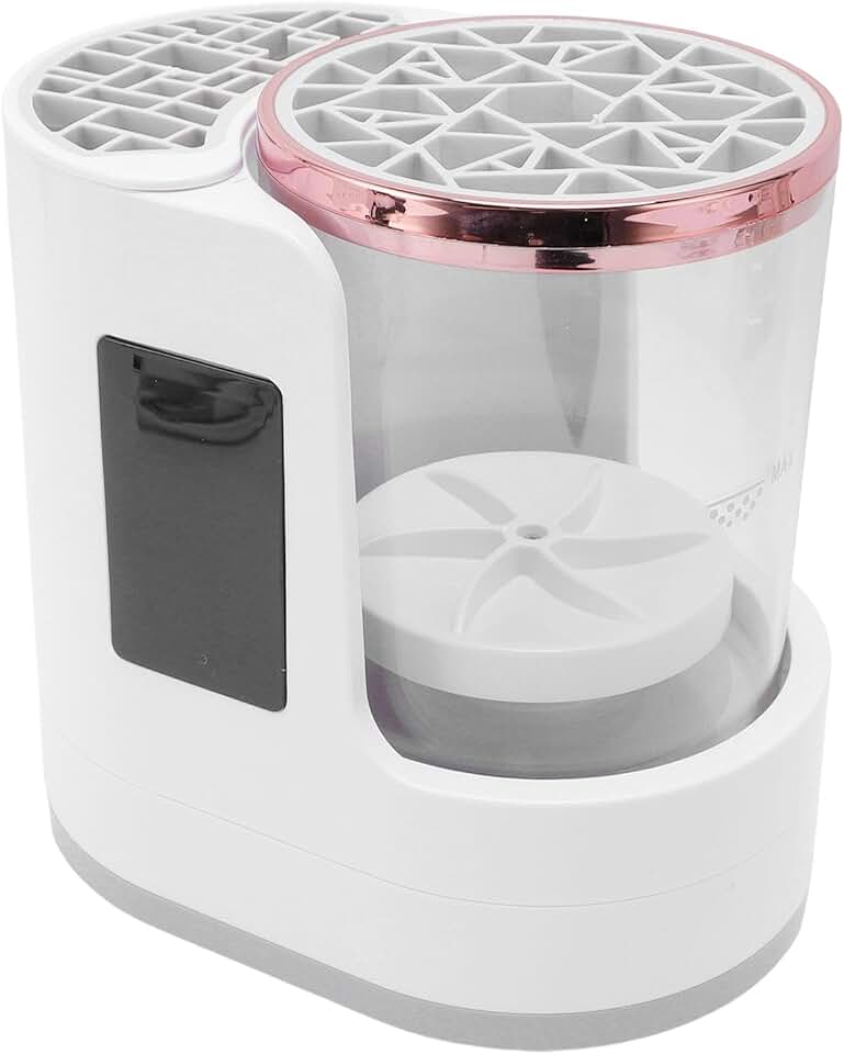 Portable Electric Makeup Brush Cleaner with Timer