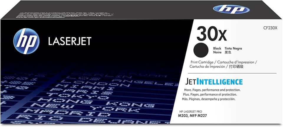 High-Yield Black Toner Cartridge for Laserjet Printers