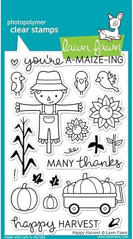 Happy Harvest Clear Stamps